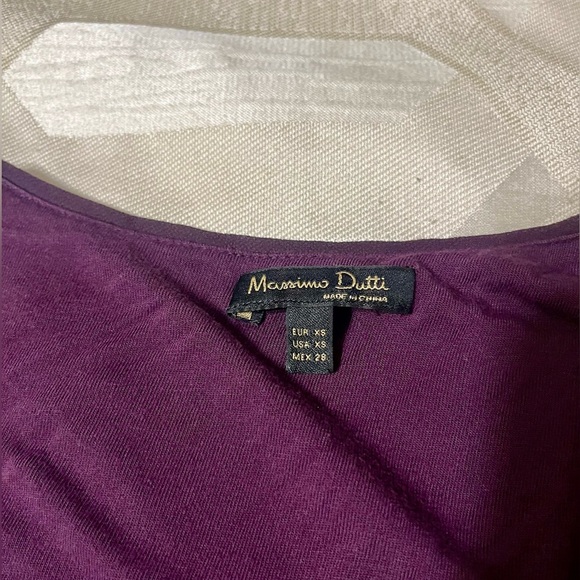 EIC MASSIMO DUTTI Purple Sleeveless Top, SZ XS - Picture 6 of 7